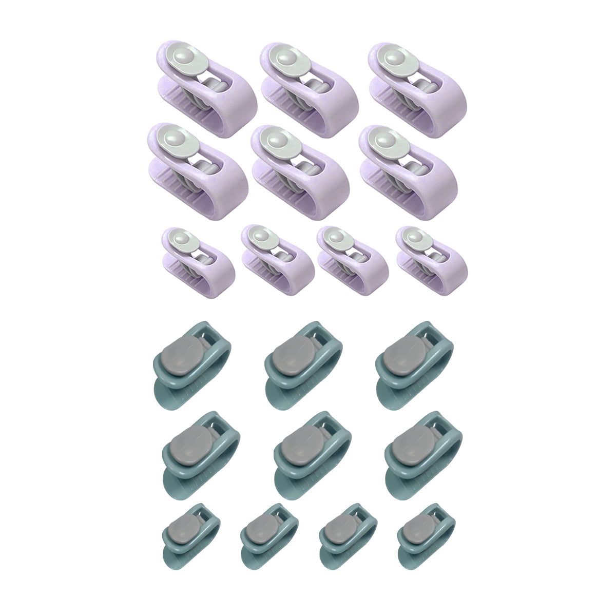 10/20pcs Quilt Retainer Cover Clips Invisible Needle-Free Thumb Buckle Bedding - Pink+Green-20PCS V528-CLIP-PINK-GREEN-20PCS-436289