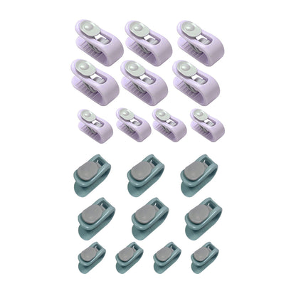 10/20pcs Quilt Retainer Cover Clips Invisible Needle-Free Thumb Buckle Bedding - Pink+Green-20PCS V528-CLIP-PINK-GREEN-20PCS-436289