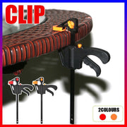 Quick Woodworking Clip Bar Clamp F-Tyle Grip Quick Ratchet Release Squeeze Tools - Red V528-CLIP-RED-4PCS-586530