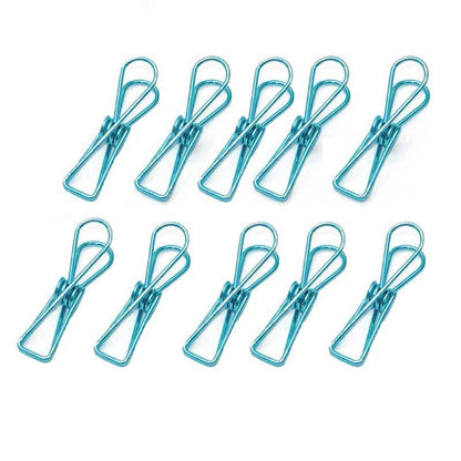 10X Spring Paperclips Metal Wire Hollow Out Clips 33mm Mini Binder Paper Clip - Gold V528-CLIPA-33-GOLD-10PCS-830150