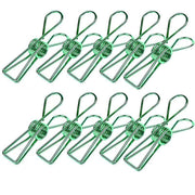 10X Spring Paperclips Metal Wire Hollow Out Clips 55mm Mini Binder Paper Clip - Blue V528-CLIPA-55-BLUE-10PCS-596916