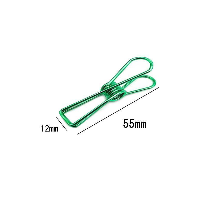 10X Spring Paperclips Metal Wire Hollow Out Clips 55mm Mini Binder Paper Clip - Rose Gold V528-CLIPA-55-RO-GOLD-10PCS-858565
