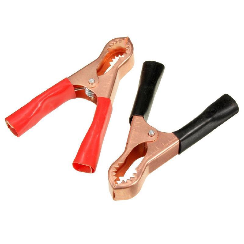 2/4/6Pairs Car Battery Tongs Cable Alligator Electrical Measured Clip Clamp Tool - 4pcs (2black+2red) V528-CLIPS-2PCSRED2PCSBLACK-89280