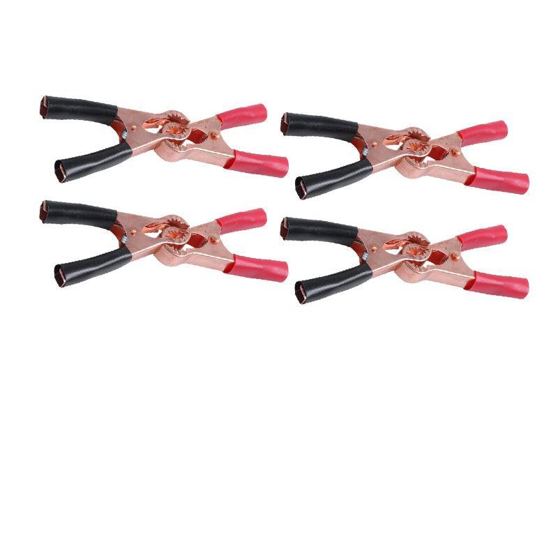 2/4/6Pairs Car Battery Tongs Cable Alligator Electrical Measured Clip Clamp Tool - 4pcs (2black+2red) V528-CLIPS-2PCSRED2PCSBLACK-89280