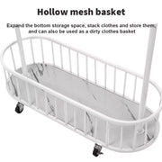 Clothes Hanger Stand Model Floor Standing Room Rack Movable Coat Rack Organizer V528-CLOTHES-HANGER-WHITE-60CM-521974