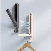 Folding Behind the Door Hook Hanger Clothes Hat Hanger Wall Mounted Organizer - Grey V528-CLOTHES-HOOK-GREY-46MM-725281