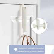 Folding Behind the Door Hook Hanger Clothes Hat Hanger Wall Mounted Organizer - Grey V528-CLOTHES-HOOK-GREY-46MM-725281