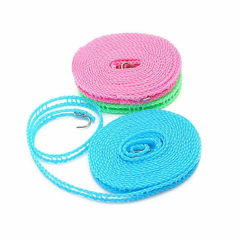 Portable 5M Travel Clothes Line Washing Rope Non Slip Airer Laundry Clothesline - Green V528-CLOTHESLINE-GREEN-5M-025441