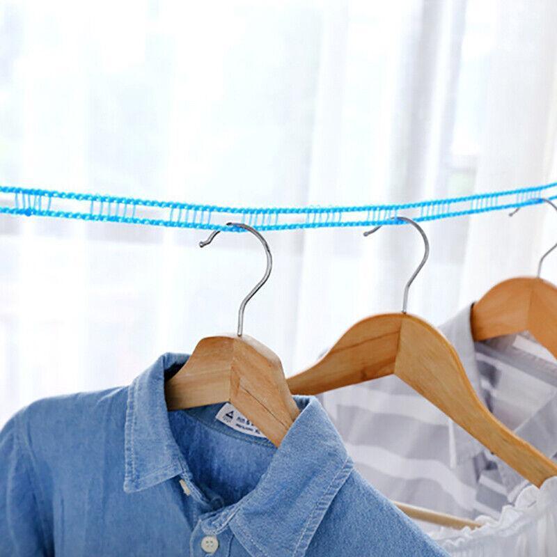 Portable 5M Travel Clothes Line Washing Rope Non Slip Airer Laundry Clothesline - Green V528-CLOTHESLINE-GREEN-5M-025441