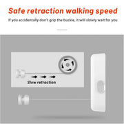 Invisible Clothesline Indoor Drying Rope Wall Mounted Laundry Retractable Line - Grey V528-CLOTHESLINE-GREY-921616