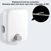 Invisible Clothesline Indoor Drying Rope Wall Mounted Laundry Retractable Line - Grey V528-CLOTHESLINE-GREY-921616