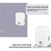 Invisible Clothesline Indoor Drying Rope Wall Mounted Laundry Retractable Line - Grey V528-CLOTHESLINE-GREY-921616