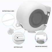 Double Clothes Line Wall Hanger Retractable Clothesline Clothes Dryer 13m Indoor V528-CLOTHESLINE-WHITE-13M-915034