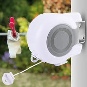 Double Clothes Line Wall Hanger Retractable Clothesline Clothes Dryer 13m Indoor V528-CLOTHESLINE-WHITE-13M-915034