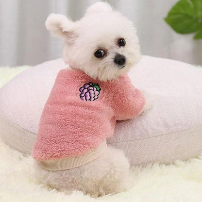XS Puppy Pet Dog Fleece Warm Jumper Sweater Coat Small Yorkie Chihuahua Cat Clothes - Orange V528-CLOTHING-ORANGE-XS-87848