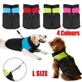 L Size Large Dog Jacket Padded Waterproof Pet Clothes Warm Windbreaker Vest Coat Winter - Red V528-CLOTHING-RED-L-63412