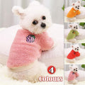 XS Puppy Pet Dog Fleece Warm Jumper Sweater Coat Small Yorkie Chihuahua Cat Clothes - Red V528-CLOTHING-RED-XS-71508