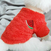 XS Puppy Pet Dog Fleece Warm Jumper Sweater Coat Small Yorkie Chihuahua Cat Clothes - Red V528-CLOTHING-RED-XS-71508