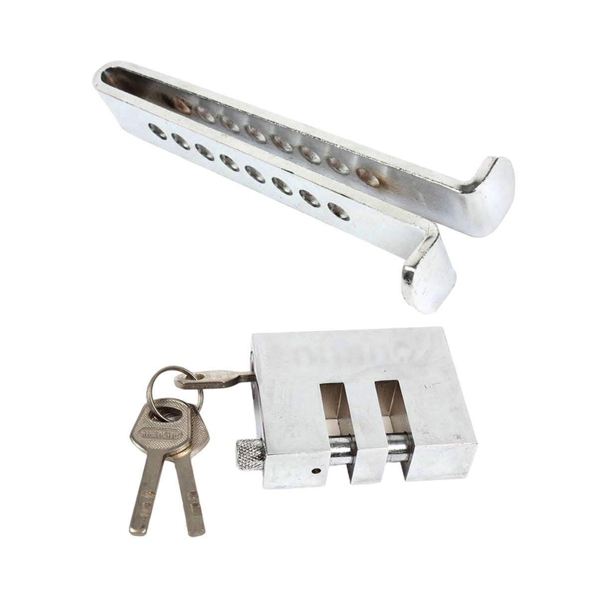 Universal Car Anti-Theft Clutch Throttle Brake Lock 8/9 Holes Security Lock - 9 holes V528-CLUTCH-LOCK-9HOLES-803380
