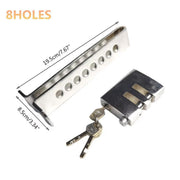 Universal Car Anti-Theft Clutch Throttle Brake Lock 8/9 Holes Security Lock - 9 holes V528-CLUTCH-LOCK-9HOLES-803380