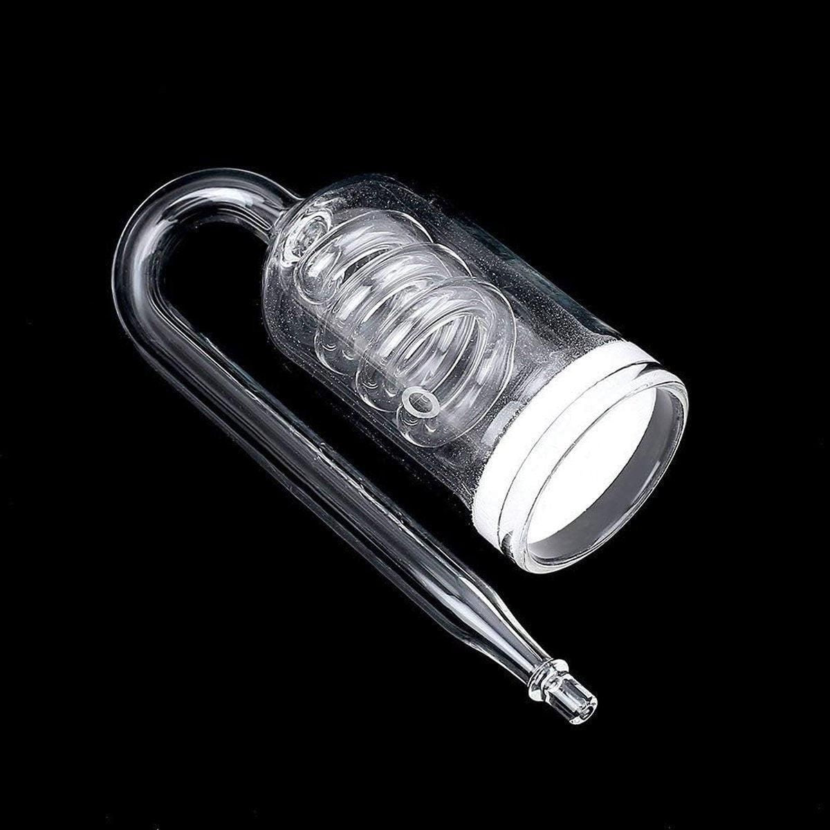 Aquarium Diffuser Glass Spiral Atomizer CO2 Reactor for Planted Tanks V528-CO2-DIFFUSER-296969