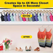 2pcs 8 Tier Metal Clothes Hanger Underwear Storage Organizer Stainless Steel V528-COAT-HANGER-2PCS-841264