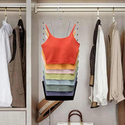2pcs 8 Tier Metal Clothes Hanger Underwear Storage Organizer Stainless Steel V528-COAT-HANGER-2PCS-841264
