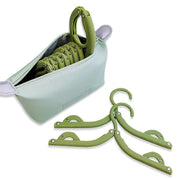 Portable Foldable Clothes Rack Travel Drying Stand for Home and Outdoor Use - Yellow V528-COAT-HANGER-YELLOW-153319