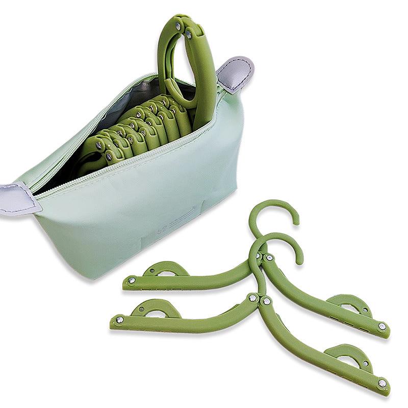 Portable Foldable Clothes Rack Travel Drying Stand for Home and Outdoor Use - Yellow V528-COAT-HANGER-YELLOW-153319