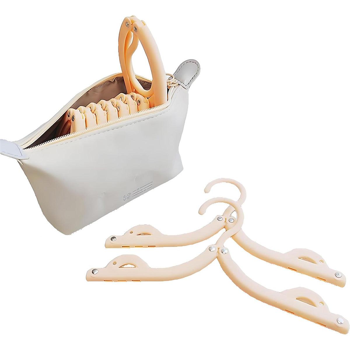 Portable Foldable Clothes Rack Travel Drying Stand for Home and Outdoor Use - Yellow V528-COAT-HANGER-YELLOW-153319
