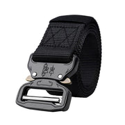 Mens Canvas Outdoor Tactical Belt Heavy Duty Army Waist Web Strap Waistband Hot - Khaki V528-COBRABELT-BROWN-988545