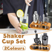 Cocktail Shaker Set Bar Tools Stainless Steel Mixing Glasses Drink Shaker Cups - Silver V528-COCKTAIL-SETS-SILVER-538746