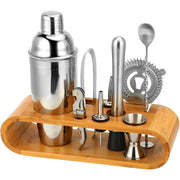 Cocktail Shaker Set Bar Tools Stainless Steel Mixing Glasses Drink Shaker Cups - Silver V528-COCKTAIL-SETS-SILVER-538746