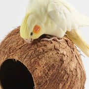 Lanyard Birdhouse Parrot Coconut Nest Bed Hanging Bird Cage for Small Birds - Stairs type V528-COCOANUT-NEST-LT-184597