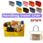 Travel Organiser Handbag Felt Bag Tote Insert Liner Purse Pouch Women 25*16*9Cm - Coffee V528-COCOLOUR-COFFEE89691