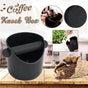 Coffee Knock Box Espresso Grounds Bin with Non Slip Base and Rubber Knock Bar 550ml V528-COFFEBUCKET-BLACK-30054