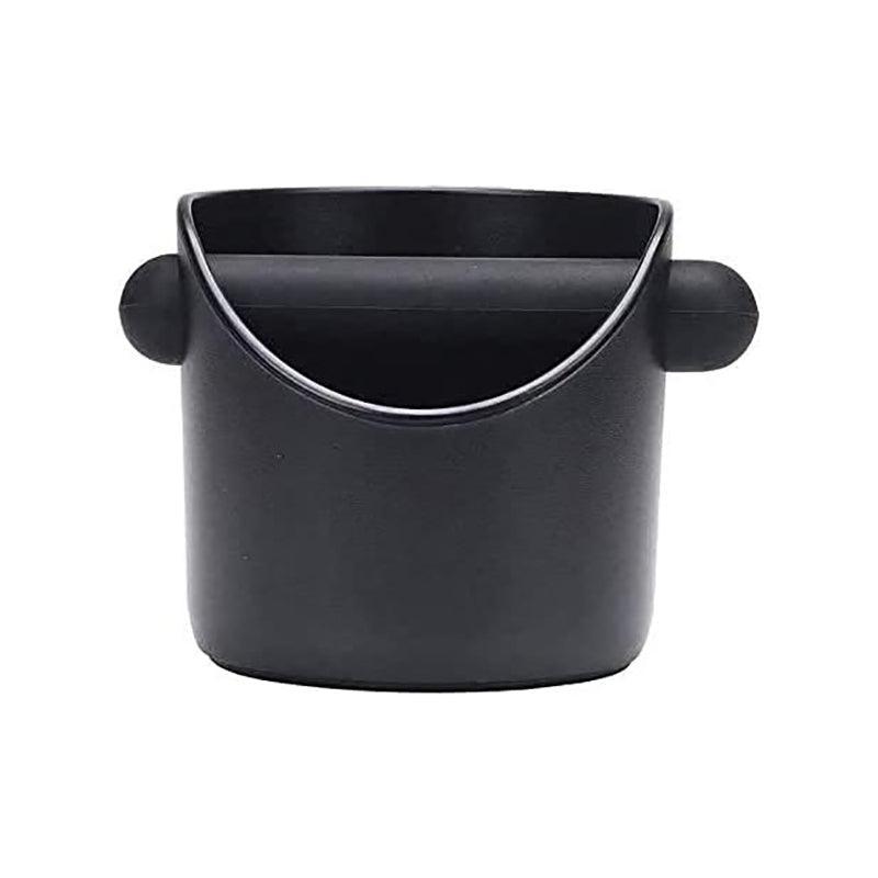 Coffee Knock Box Espresso Grounds Bin with Non Slip Base and Rubber Knock Bar 550ml V528-COFFEBUCKET-BLACK-30054