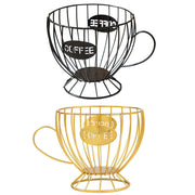Snacks and Candy Organizer Coffee Capsules Shelf Storage for Kitchen and Pantry - Black V528-COFFEE-BLACK-339145