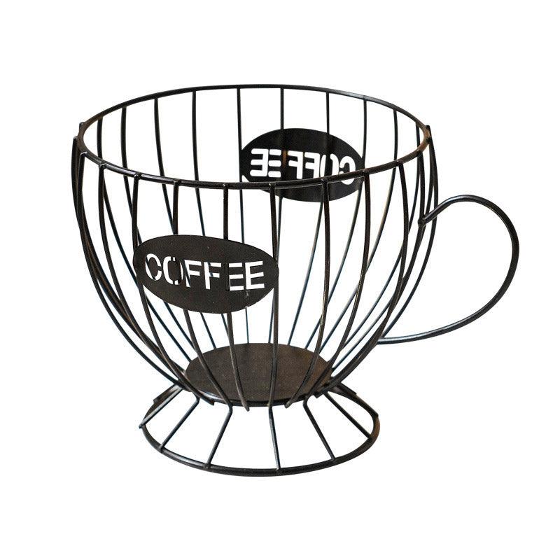 Snacks and Candy Organizer Coffee Capsules Shelf Storage for Kitchen and Pantry - Black V528-COFFEE-BLACK-339145