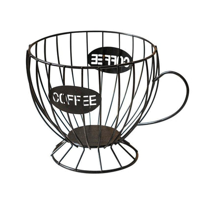 Snacks and Candy Organizer Coffee Capsules Shelf Storage for Kitchen and Pantry - Black V528-COFFEE-BLACK-339145
