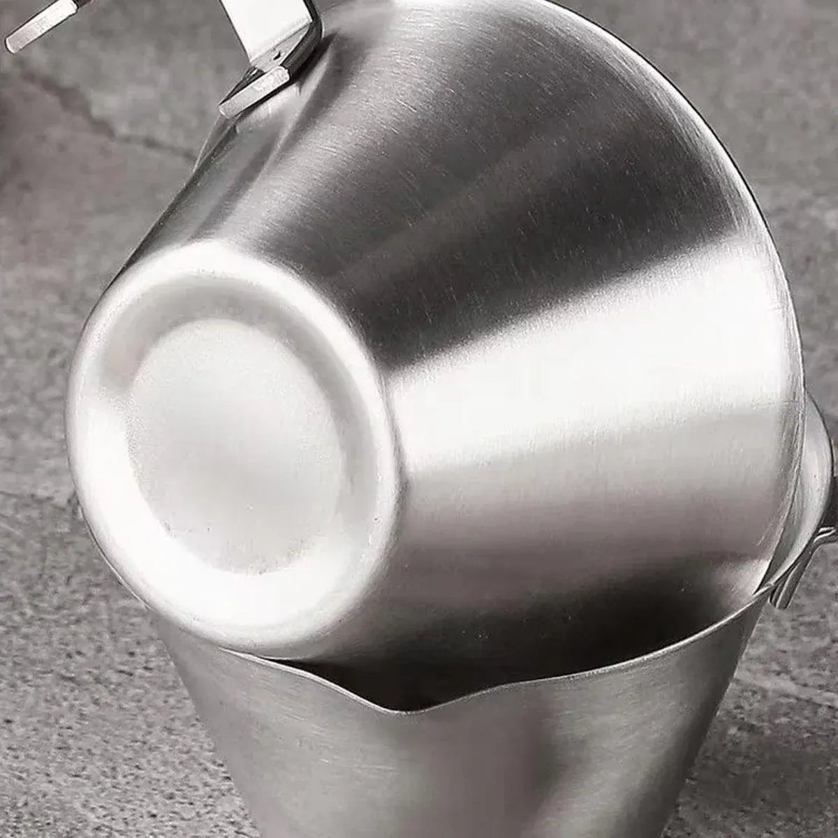 100ml Stainless Steel Coffee Extraction Measuring Cup Graduated Coffee Tool V528-COFFEE-EXTRACT-CUP-SILVER-998402