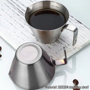 100ml Stainless Steel Coffee Extraction Measuring Cup Graduated Coffee Tool V528-COFFEE-EXTRACT-CUP-SILVER-998402
