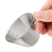 100ml Stainless Steel Coffee Extraction Measuring Cup Graduated Coffee Tool V528-COFFEE-EXTRACT-CUP-SILVER-998402