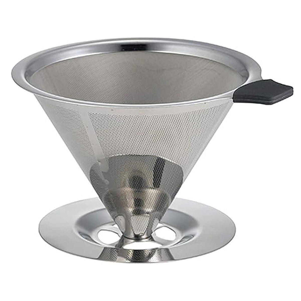 Stainless Steel Double Layer Hand Coffee Filter 600 Mesh Paper-Free Tea Funnel V528-COFFEE-FILTER-4-600-773144