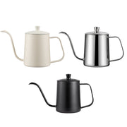 Hand Drip Coffee Pot Stainless Steel Fine Spout Hanging Ear Filter Cup Kettle - Silver V528-COFFEE-KETTLE-SILVER-489507