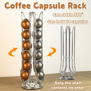 24 Coffee Capsule Holder Rack Storage Stand Pod Display Organizer Shelf Kitchen V528-COFFEE-POD-HOLDER-475220