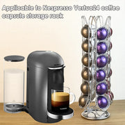 24 Coffee Capsule Holder Rack Storage Stand Pod Display Organizer Shelf Kitchen V528-COFFEE-POD-HOLDER-475220
