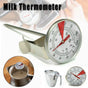 Milk Coffee Probe Thermometer Maker Temperature Jug Pan Clip Stainless Steel New V528-COFFEE-THERMOMETER-86162