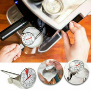 Milk Coffee Probe Thermometer Maker Temperature Jug Pan Clip Stainless Steel New V528-COFFEE-THERMOMETER-86162