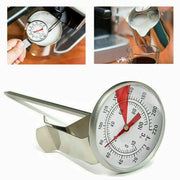 Milk Coffee Probe Thermometer Maker Temperature Jug Pan Clip Stainless Steel New V528-COFFEE-THERMOMETER-86162